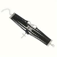 Pulsera Religiosa “Love Jesus” con Cruz Colgante, Pulsera Cristiana Multicapa para Mujer y Hombre,pulsera cristiana mujer pulsera Jesús love pulsera con cruz colgante joyería religiosa pulsera con símbolo de fe - details 1