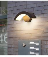 Lámpara de pared moderna para exteriores, luz impermeable IP65 con Sensor de movimiento PIR, para jardín, porche, Frente, cuerpo de lámpara de aluminio negro - details 11