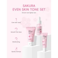 Sakura-Conjuntos y kits para el cuidado de la piel con suero limpiador, crema para ojos, crema con esencia, productos de belleza para mujeres, juegos de regalo, Kit de viaje de rutina - details 21