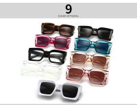 Toyear-gafas de sol cuadradas Vintage para hombre y mujer, lentes de sol de diseñador de marca de lujo, gafas de gran tamaño, UV400 - details 6