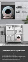 Caja de arena inteligente para gatos, autolimpieza automática, inodoro grande para gatos, completamente cerrado, con aplicación de Control remoto por vídeo - details 2