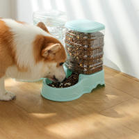 Bebedero automático para mascotas, alimentador de comida transparente, suministros para mascotas, gatos y perros, 3,5 l - details 3
