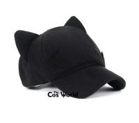Gorro 2025 de lana polar con orejas de gato, estilo béisbol kawaii para animación y disfraces. - details 3