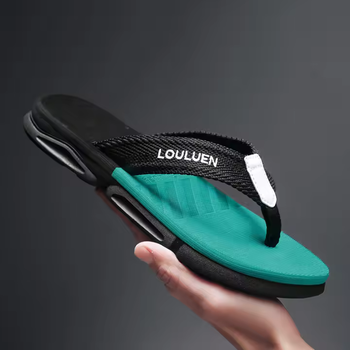 Plataforma chanclas sandalias zapatillas de los hombres desgaste antideslizante moda nuevos zapatos de playa - 1