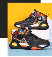 Zapatillas de baloncesto de cuero impermeables para niños, zapatos de tenis para niños, zapatillas para correr al aire libre, zapatos deportivos escolares antideslizantes, moda - details 18