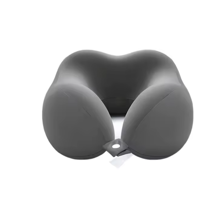 Almohada en forma de U con soporte para la cabeza de 360 ​​grados, almohada de viaje extraíble con soporte para el cuello de rebote lento con caja de almacenamiento cómoda - 1
