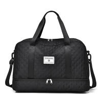 Bolsa de lona de lujo de gran capacidad: versátil bolso de hombro y bandolera con bolsillos laterales dobles, bolsillos de separación en seco y húmedo para viajes y gimnasio - details 6