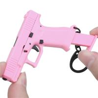 Llavero Táctico En Forma De Pistola Para Hombres Miniatura Portátil Decorativa Modelo Realista Juguete Regalo Llavero G45 Desmontable - details 8