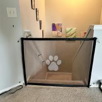 Puerta para mascotas, cerca de protección de aislamiento para mascotas, red de aislamiento para perros, cerca portátil plegable - details 1