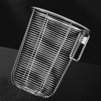 Tubo de palillos escurribles para colgar en la pared, cuchara, tenedor, jaula, estante, organizador de vajilla, soporte para cubiertos de cocina de acero inoxidable - details 10