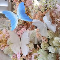 Mariposa de papel Artificial 3D, 30cm, decoración de boda a gran escala, escaparate, forma de mariposa, accesorios de fotografía, tema de niña - details 15