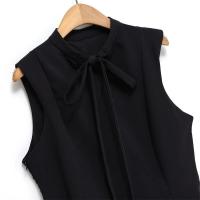Vestido sin mangas de línea A, falda corta de moda para mujer en poliéster, verano 2025 - details 7