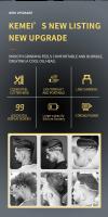 Kemei-cortadora de pelo profesional para hombre, máquina de corte de pelo sin cable, recargable, para Barba - details 1