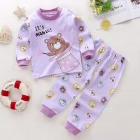 Conjunto de Pijama de Algodón para Bebés 2025 Traje de Clase para Niños Camiseta Larga + Pantalones - details 0