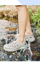 Nuevos bolsos de suela gruesa y zapatos de agujero para hombres y mujeres, moda de playa, deportes de ocio, temperamento versátil, pisando mierda - details 17