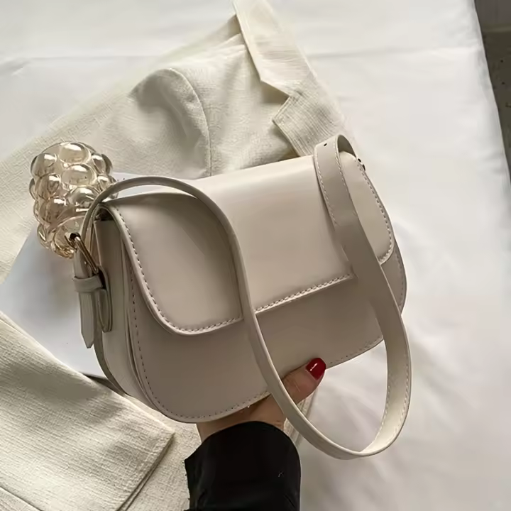 Nuevos bolsos pequeños de estilo vintage de moda para mujer, versátiles y modernos, adecuados para llevar a mano o cruzados. - 1