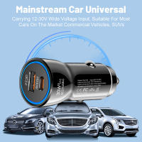 Cargador de teléfono para coche tipo C + USB Dual de carga rápida PD 30W + USB QC3.0 18W MAX para encendedor de coche, ranura para camión, adaptador Universal divisor - details 6