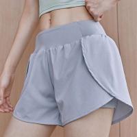 Yoga para mujer verano Fiess Biker entrenamiento correr pantalones cortos deportivos ropa deportiva de secado rápido con bolsillo - details 1