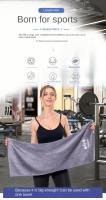 Toalla Deportiva De Microfibra Para Hombres Y Mujeres Super Suave Y Secado Rápido Para Tenis Yoga Ciclismo Natación - details 7