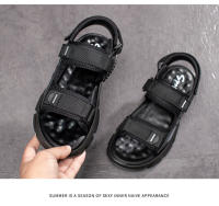 Nuevas Sandalias de Hombre Sandalias de Verano para Exteriores, con Correas, Amortiguadas de Aire, Zapatos de Playa, Zapatos Romanos suaves en Fondo - details 4