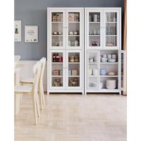 Almacenaje Juguetes, Mueble Juguetes Organizador, Armario Infantil Ropas, Estantería Infantil para Juguetes, con 3 Cajones con Ruedas, 1 Estante Abierto, Blanco, 102 x 33 x 61,5cm - details 2