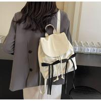 Kajenu-mochila con lazo de lona de nailon para mujer, bolso de viaje de gran capacidad, tendencia de moda, nicho coreano - details 12