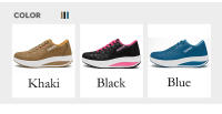 Nuevos zapatos de cuña tonificadores con plataforma para mujer, zapatos con lentejuelas, zapatos deportivos a la moda para chica, zapatos deportivos para mujer, zapatillas adelgazantes - details 3
