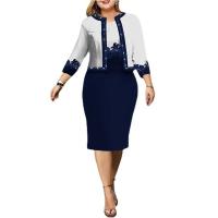 Primavera novedad de verano, trajes de vestir sólidos para mujer, cárdigan con estampado Floral a la moda, Tops y vestido sin mangas, conjuntos informales elegantes de dos piezas - details 3
