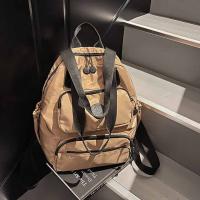 Mochila deportiva de nailon de estilo coreano, bolso de hombro de viaje de nailon de gran capacidad, bolso de mano de Color sólido, bolso de Fitness para ordenador - details 8