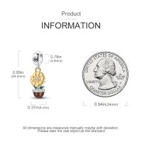 Plata de Ley 925, exquisitas cuentas colgantes de plantas en macetas de girasol, compatibles con pulseras originales Pandora, abalorios, regalo de joyería para mujer - details 3
