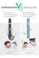 Linterna Profesional Nextorch Dr.K3S Penlight/Linterna en Luz Blanca y Amarilla Alta CRI RA ≥ 95 Fuente de Luz LED Blanco/Amarillo Material de Aleación de Aluminio Usable con Batería AAA - details 1