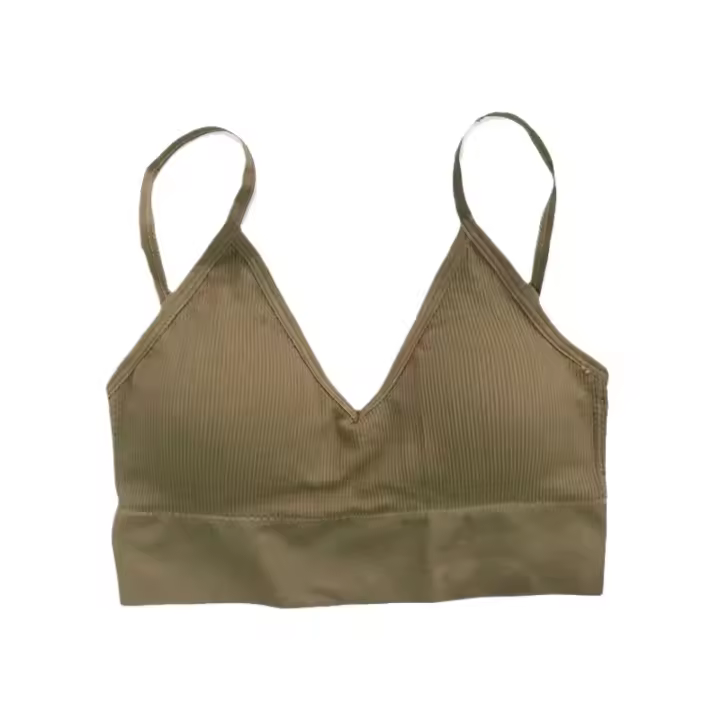 Sujetador deportivo transpirable para mujer, Top deportivo antisudor, sujetador de Yoga sin costuras, Top corto a prueba de golpes, Sujetador deportivo de realce, Top de entrenamiento para gimnasio - 1