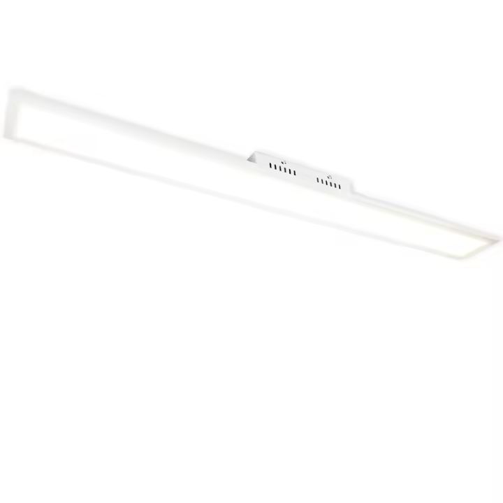 CBJKTX Luz de techo LED 42W Blanco 3360lm 120x15cm Panel regulable con control remoto para dormitorio moderno cocina pasillo - 1