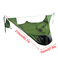 Hamaca que acampa al aire libre portátil con el color colgante de la mosquitera - details 2