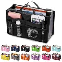 Bolsa Organizadora De Viaje Para Mujer En Nylon Bolso De Mano Grande Con Cierre De Cremallera Estuche De Maquillaje Y Cosméticos Barato - details 0