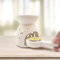 Portavelas de cerámica para té, aceite perfumado, calentador de cera, decoración para dormitorio, sala de estar, balcón, Patio, mesa - details 0