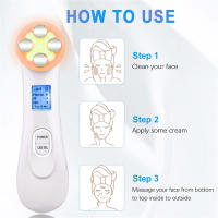 Dispositivo de electroporación Led para estiramiento de la piel, máquina de belleza para el cuidado facial, EMS/RF, uso doméstico - details 3