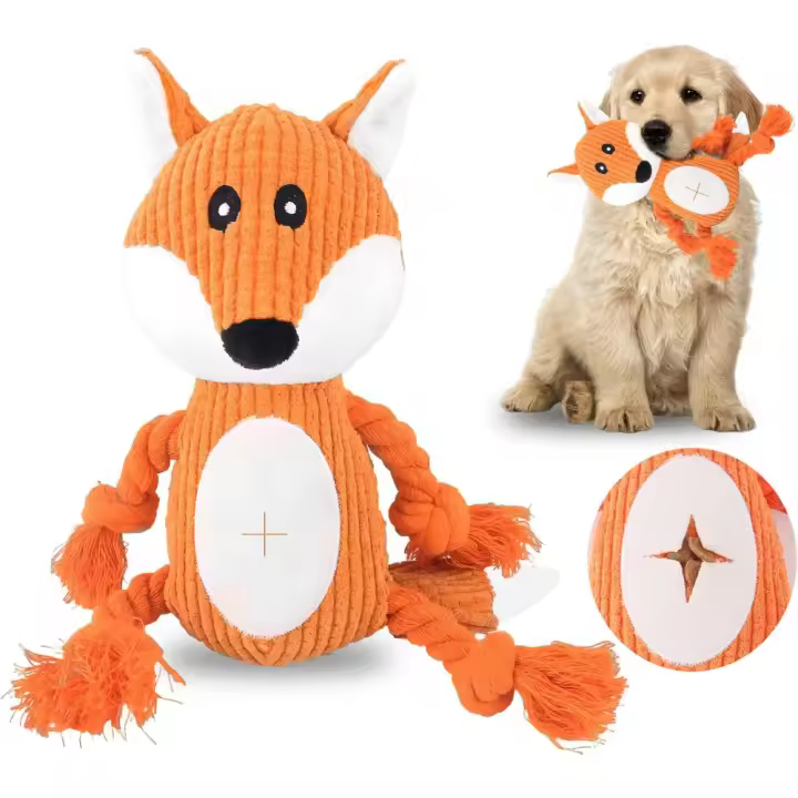 Juguete de Peluche para Perro Interactivo, Indestructible, Masticable para Perros Pequeños, Medianos, Grandes - 1