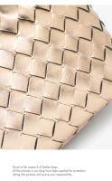 Bolso de verano de cuero suave Moda axila tejida versátil de un solo hombro crossbody bolso de bola de masa - details 3
