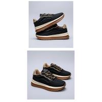 Zapatos De Correr Con Cordones Para Estudiantes 2024 Nuevos Y Cómodos Con Suela Gruesa Y Combinación De Colores Moda Casual Microfibra - details 10