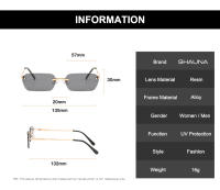 Gafas de Sol para Hombres de Moda Estilo Rectangular Certificado CE Hechas en China - details 3
