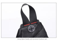Mochila de Pecho Camuflada Negra para Hombres Bolsa Deportiva Impermeable para Viajes Gran Bolsa Cruzada para Niños y Adultos - details 20