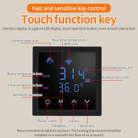 Termostato inteligente WiFi 16A, controlador de calefacción eléctrica, pantalla táctil LED, controlador de temperatura para el suelo del hogar con aplicación de Control remoto - details 5