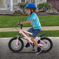 Bicicleta de montaña Unisex para niños y niñas, bici con asiento ajustable, 18 pulgadas - details 0