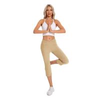 Lubygaga Pantalones de yoga con calzoncillos de bolsillo, leggings de ejercicio elásticos en 4 direcciones para mujer de talla grande - details 3