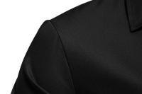 Camisa de Hombre con Diseño a Cuadros y Contraste Camisa Casual de Manga Larga para Trabajo y Negocios Camisa Formal para Boda y Uso Diario Material Exterior de Poliéster - details 12
