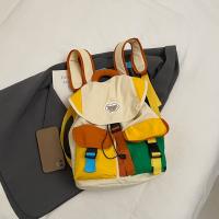 Bolsas para padres e hijos de 2 tamaños a juego de colores, mochila escolar con cordón multibolsillo de estilo coreano, mochila de nailon de gran capacidad para niños - details 34