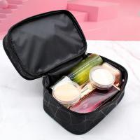 Bolsa De Maquillaje Grande Para Mujer Con Doble Cremallera Organizador De Viaje Impermeable Para Cosméticos Y Toallitas Bolsa De Baño - details 10