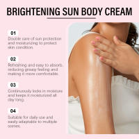 Protección solar UV SPF 30 de amplio espectro para prevenir quemaduras solares, crema corporal refrescante e iluminadora para exteriores, resistente al agua - details 5