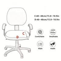 Fundas de asiento de LICRA para silla de oficina, funda para silla de ordenador, Protector de sillón, funda de asiento elástica para silla de oficina - details 1